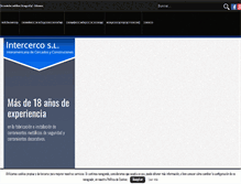 Tablet Screenshot of intercerco.com